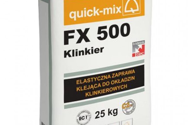 FX 500 Klinkier — эластичный клеевой раствор с трассом, класс C2TE