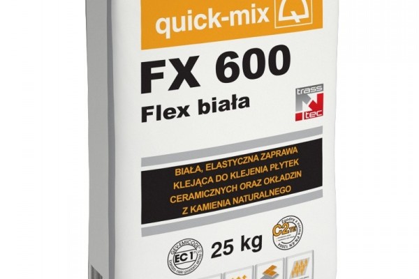 FX 600 Flex белый — эластичный клеевой раствор, класс C2TE