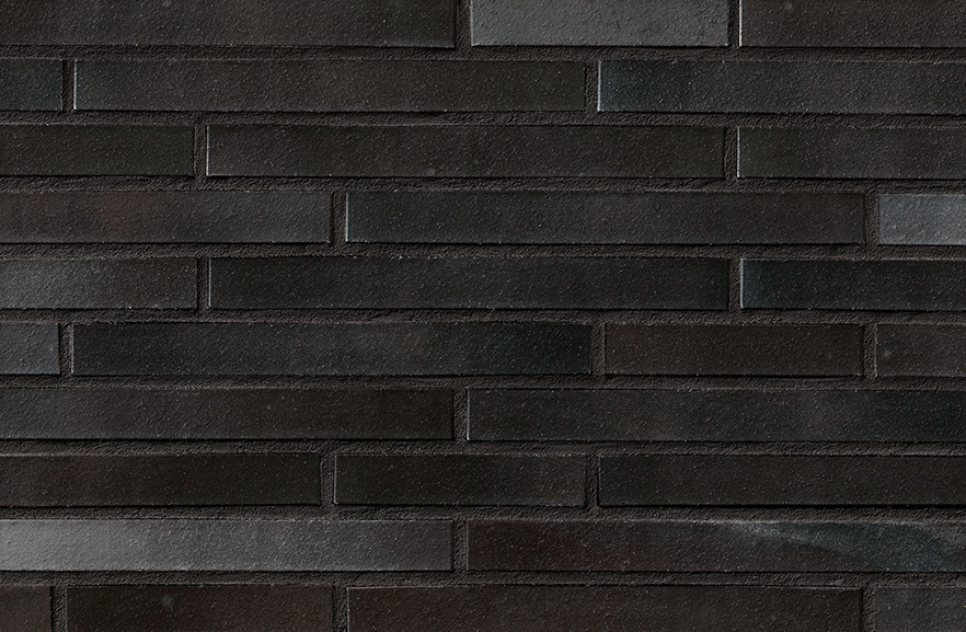 ABC Klinkergruppe 1002 Hamburg schwarz-blau-bunt glatt — шов антрацитово-чорний