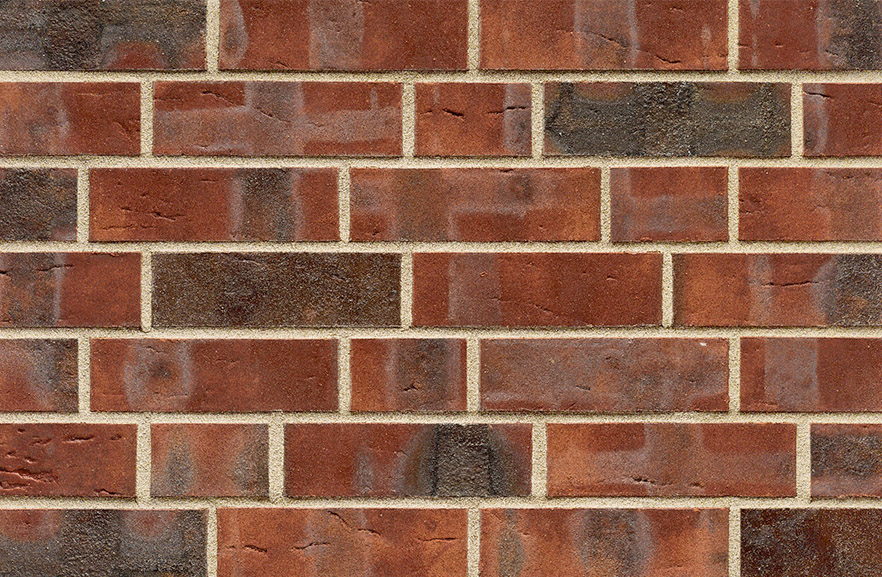 ABC Klinkergruppe 1875 Wittenburg Kohlebrand mit Sinterschmolz glatt — клінкерна цегла Німеччина