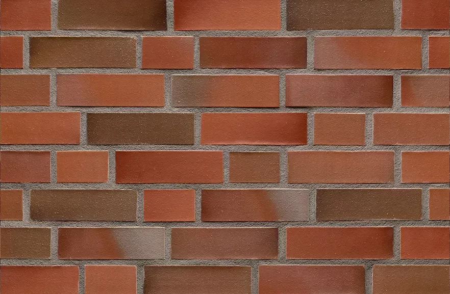 ABC Klinkergruppe 4754 Bremen rot-eisen-bunt glatt — клінкерна цегла Німеччина