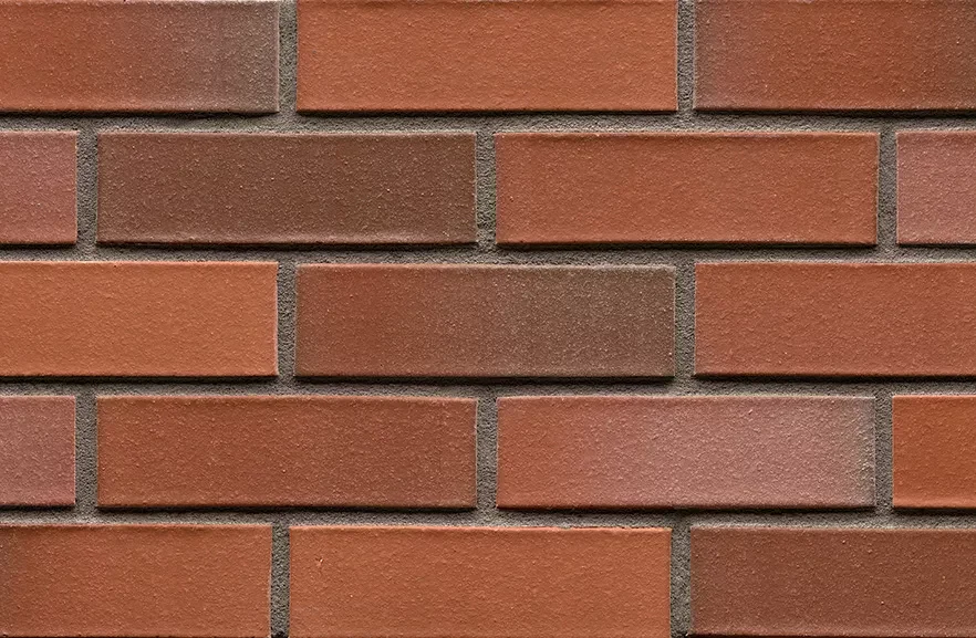 ABC Klinkergruppe 5552 Ammerland rot-bunt glatt — клінкерна цегла Німеччина