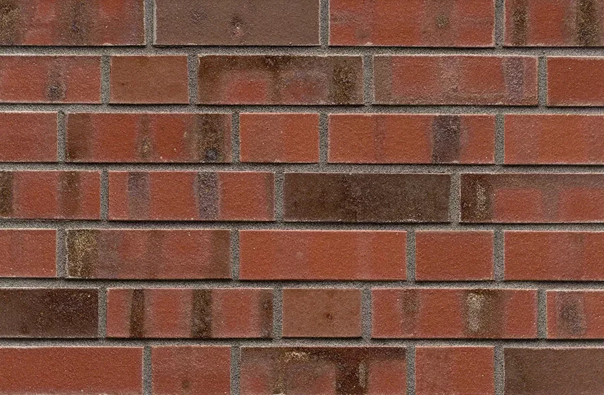 ABC Klinkergruppe 8103 Baltrum rot-bunt Schmolz Kohlebrand glatt — клінкерна цегла Німеччина