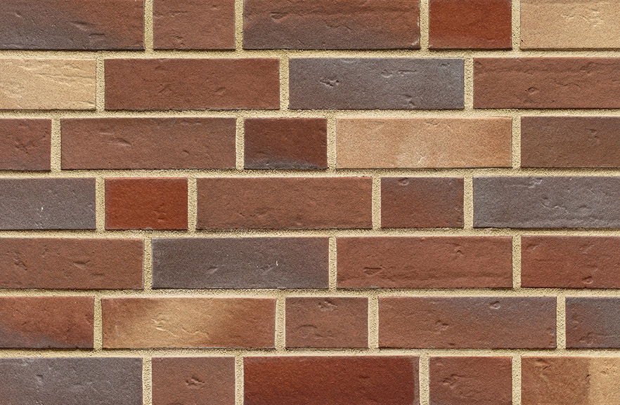ABC Klinkergruppe 9105 Norddeich rot-blau-bunt — клінкерна цегла Німеччина
