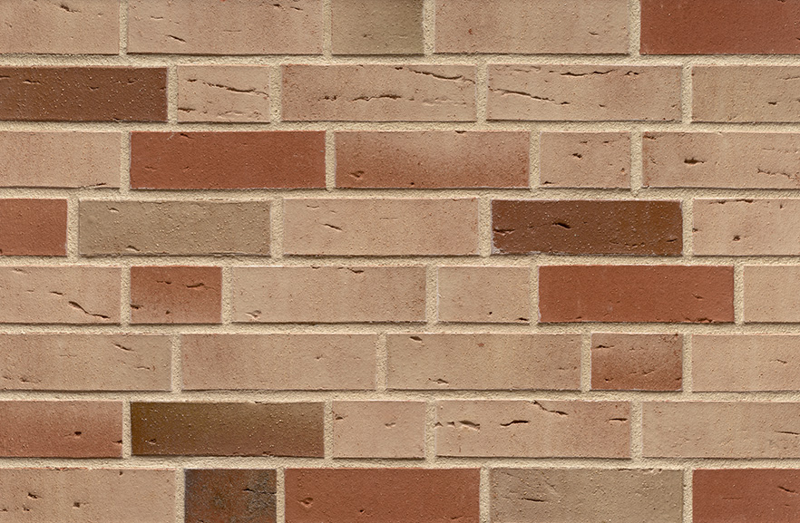 ABC Klinkergruppe 9587 Grafschafter Barock sandfarben bunt ohne rot wasserstrich — клінкерна цегла Німеччина