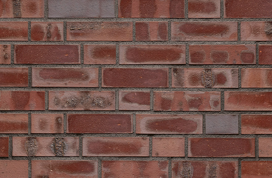 ABC Klinkergruppe Brandenburg rot-bunt glatt — клінкерна цегла Німеччина